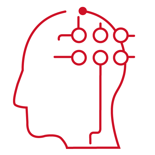 Circuit brain RTX red icon