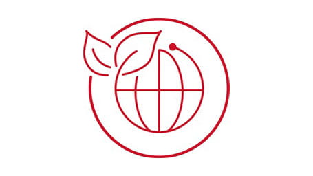 Sustainability circle RTX red