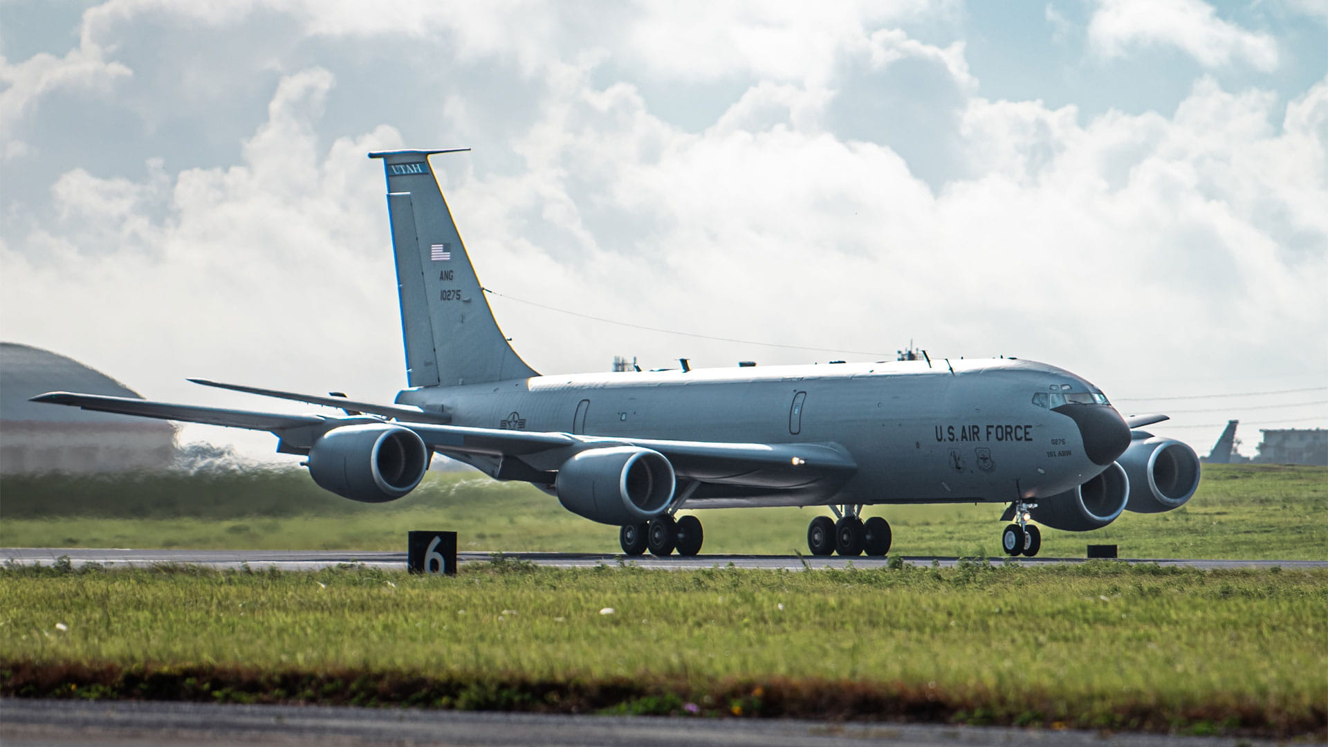 KC-135 on the runway