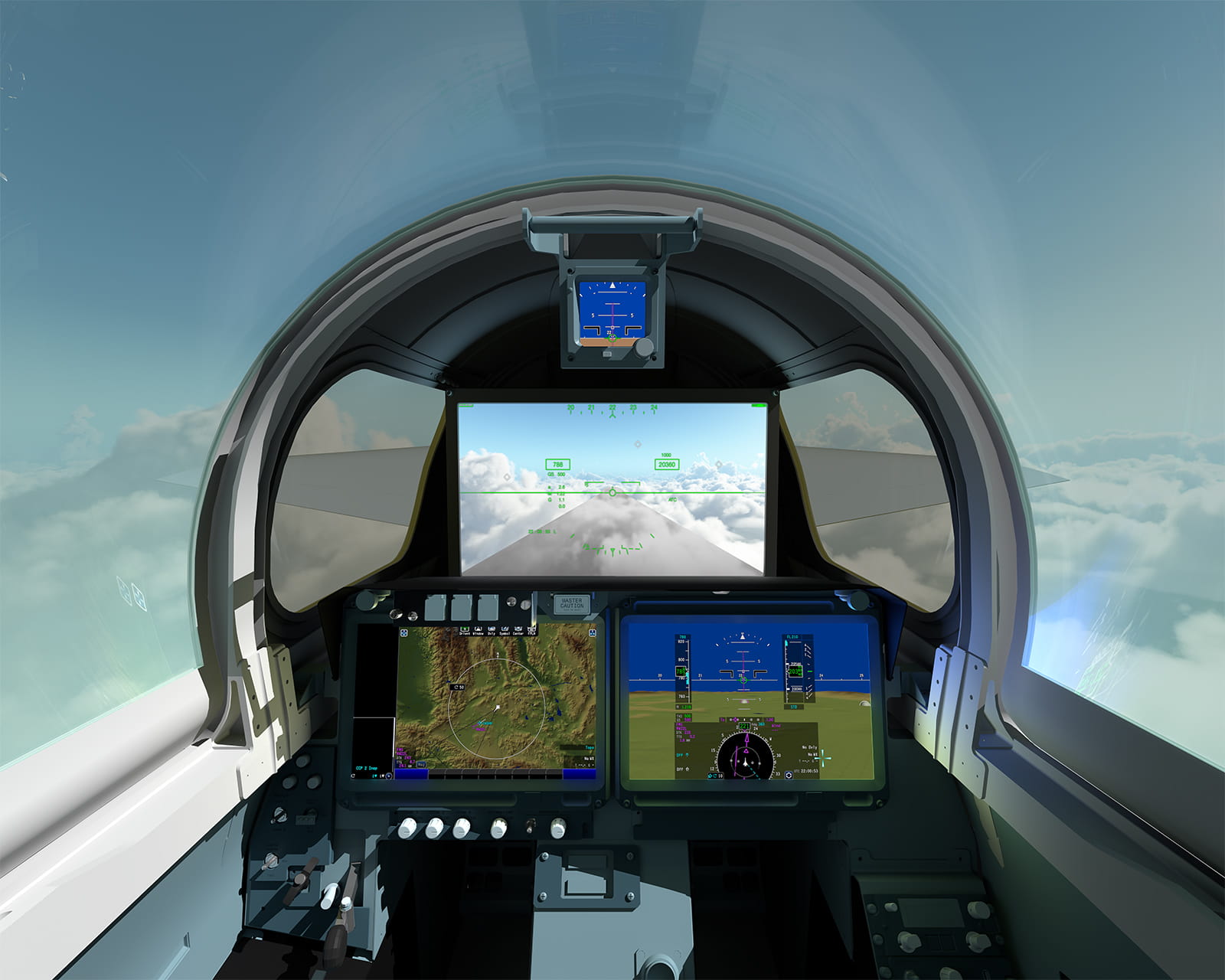X-59 cockpit