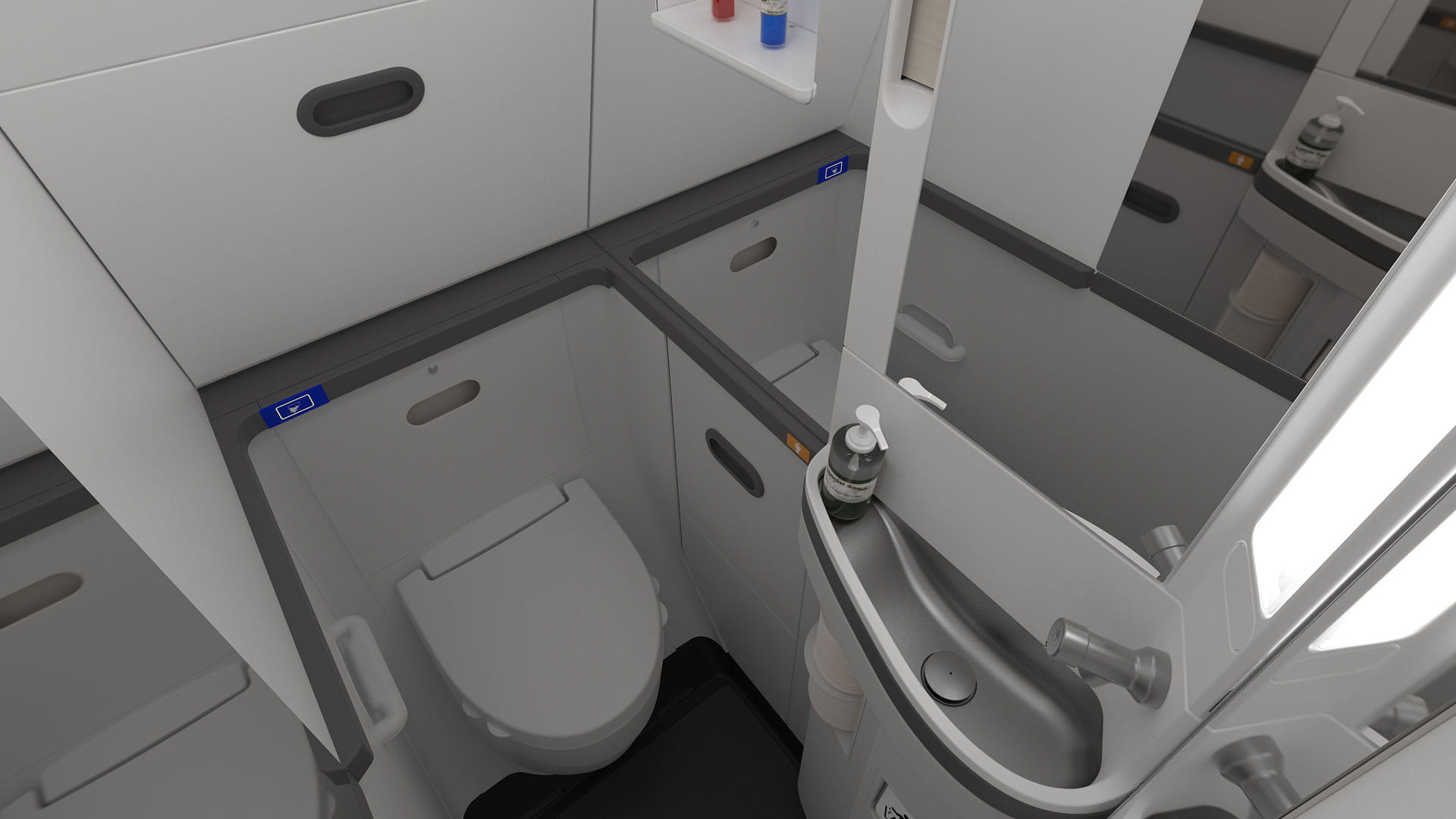 Commercial aircraft lavatory