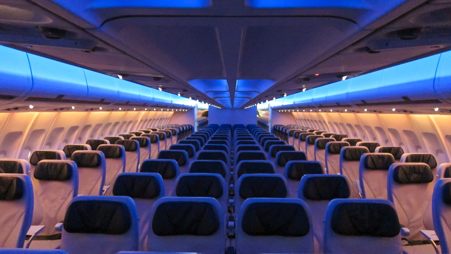 Tapestry lighting system used on an Azul A330
