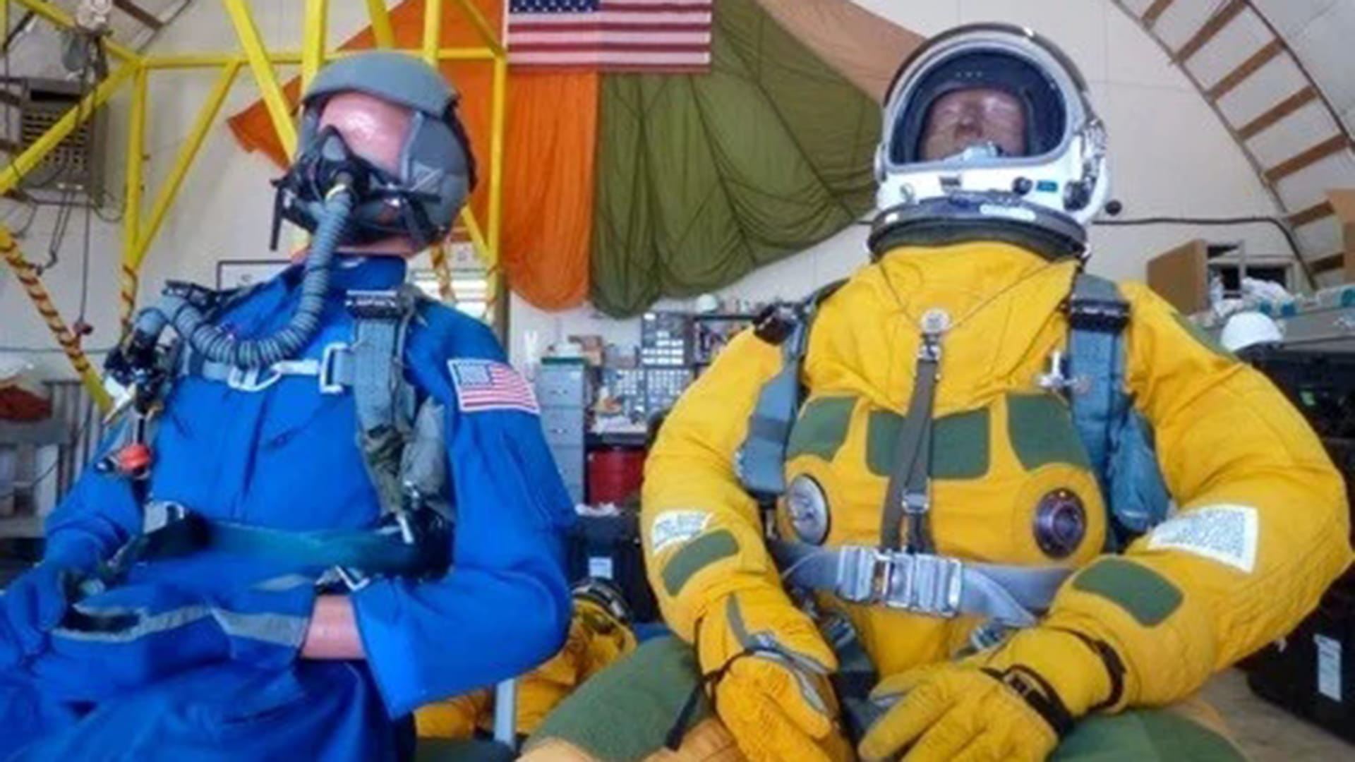 Dummy test on ACES 5 Ejection Seats