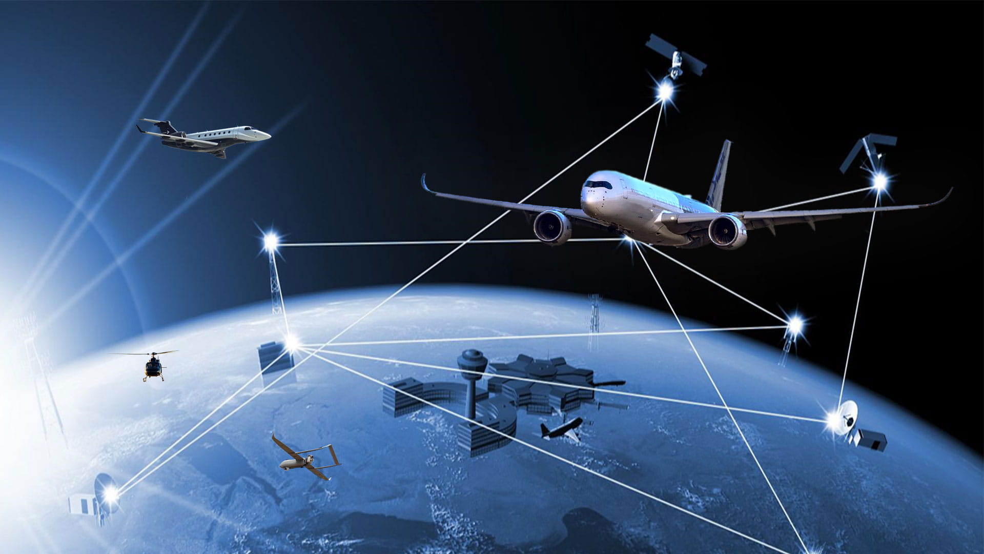 Global network of satellites
