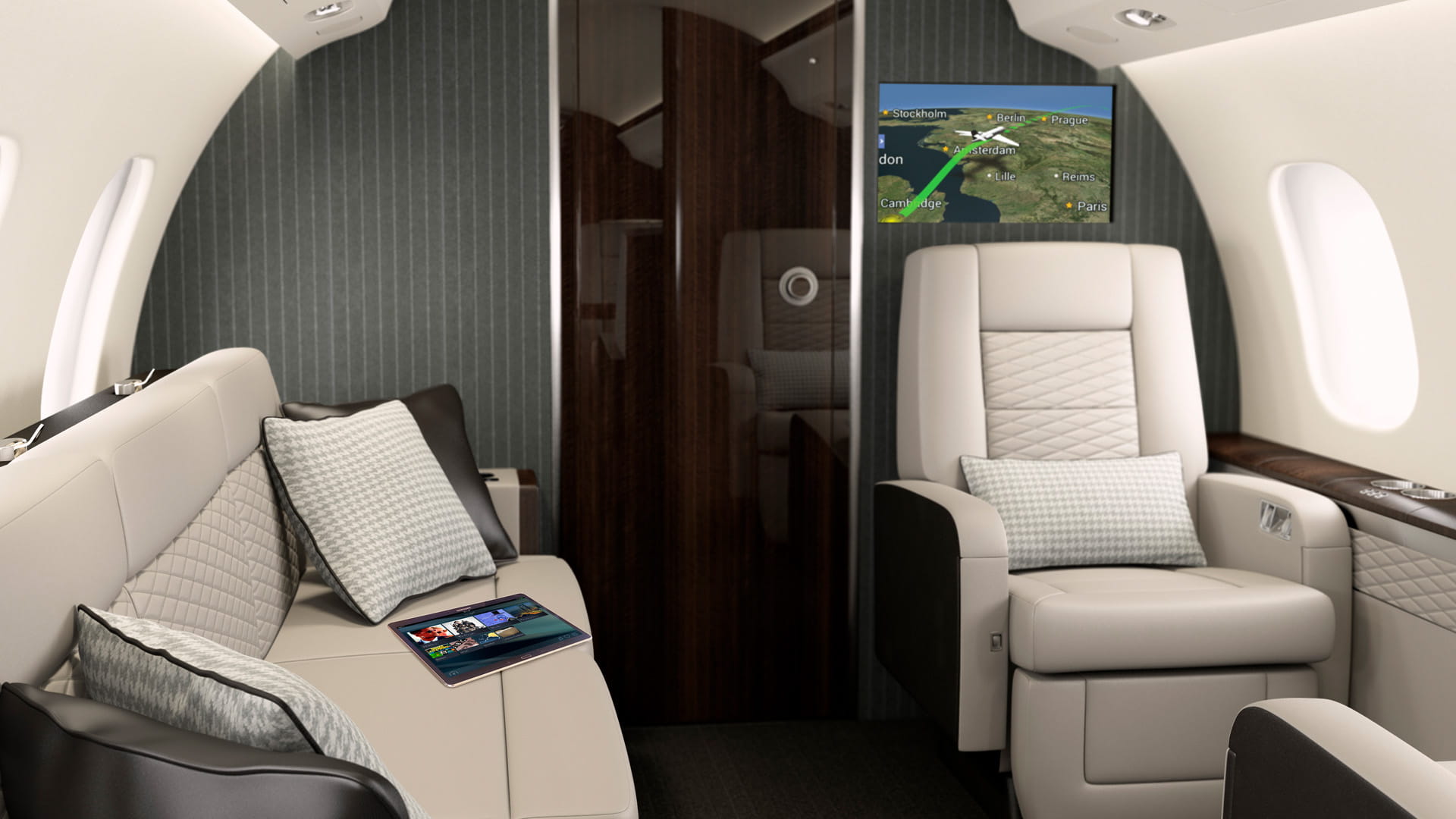 Private jet lounge