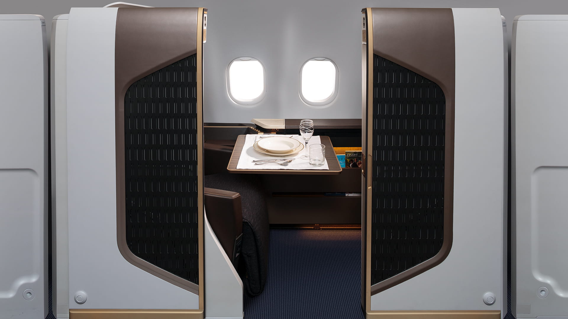 Private class aircraft room