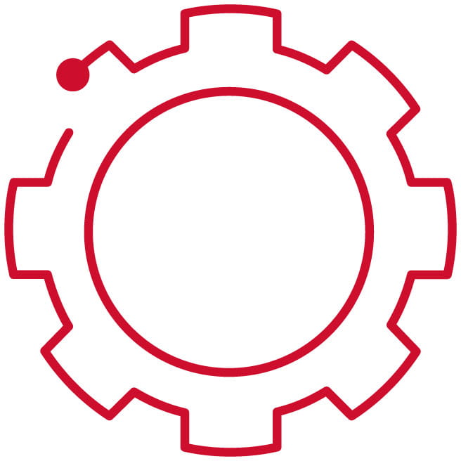 RTX red gear icon