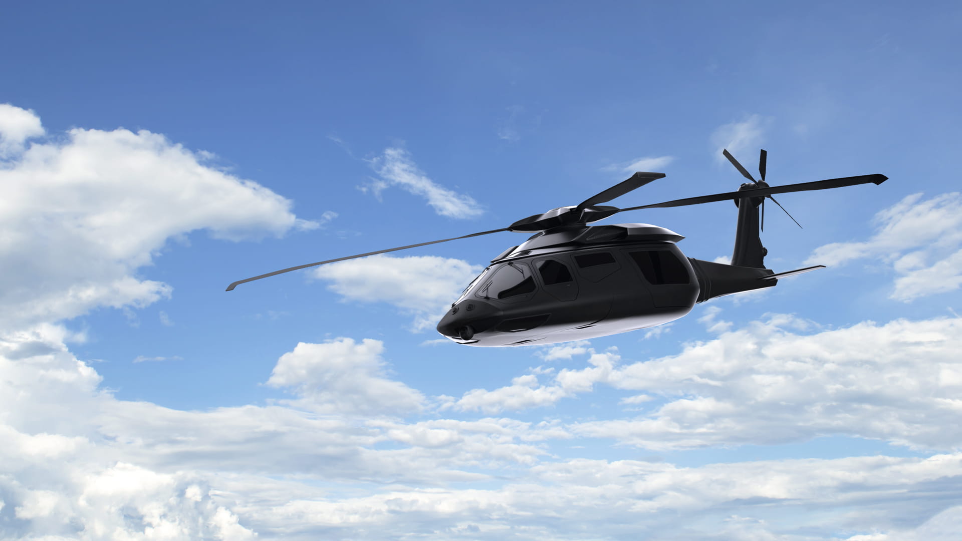 Future Vertical Lift helicopter in flight