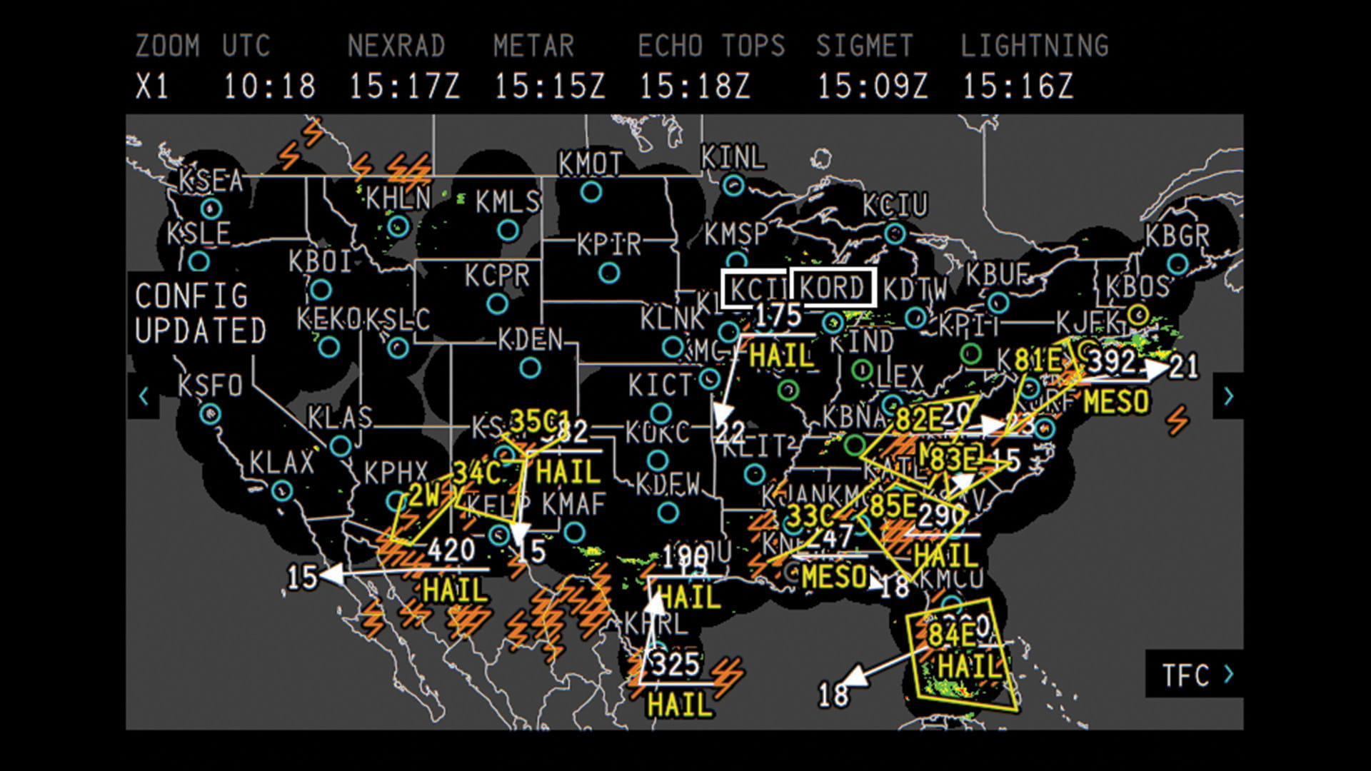 a map with coordinates