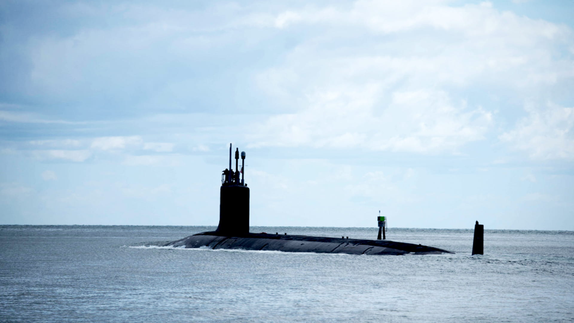 USS Illinois submarine afloat