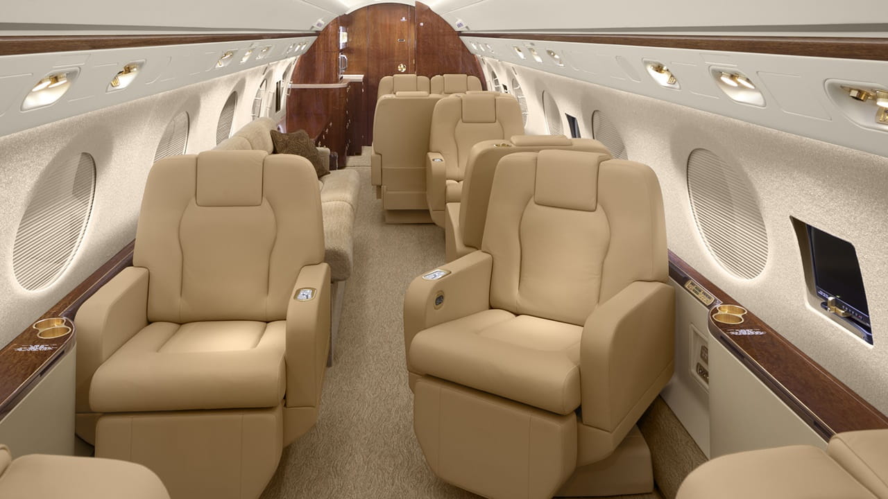 private jet airline seat