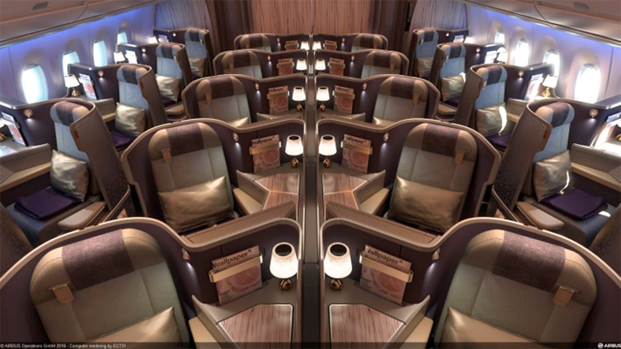 business class seating