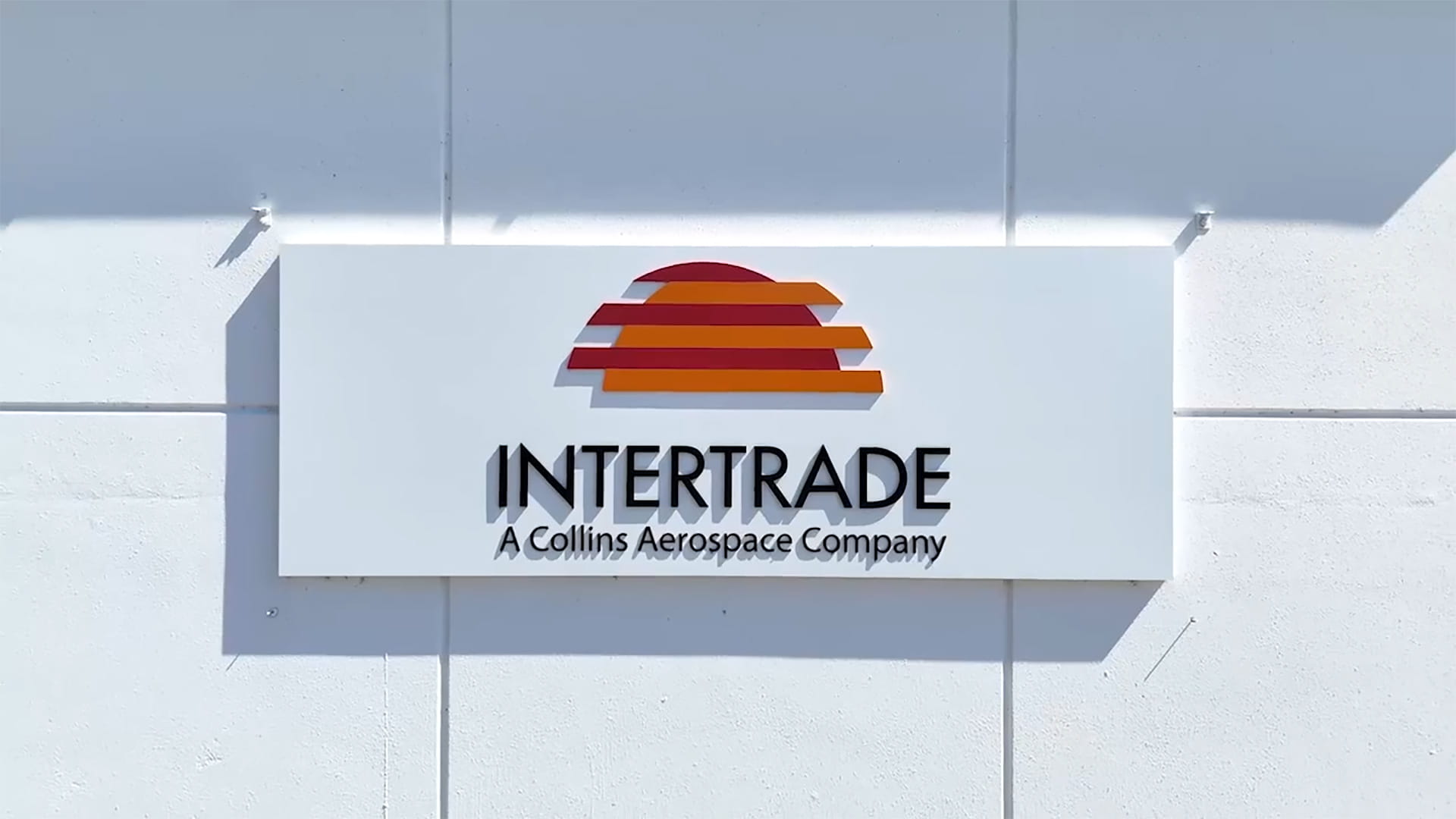 Intertrade building sign