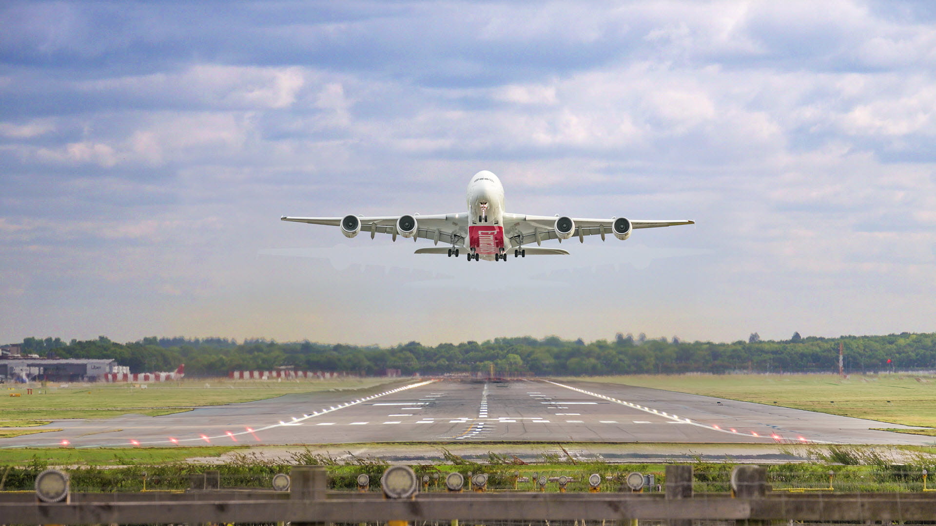 An Airbus A380