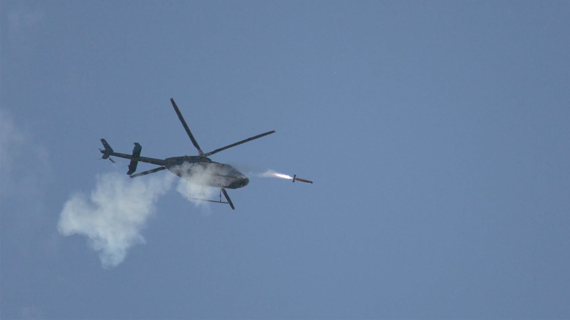 Helicopter launched missile