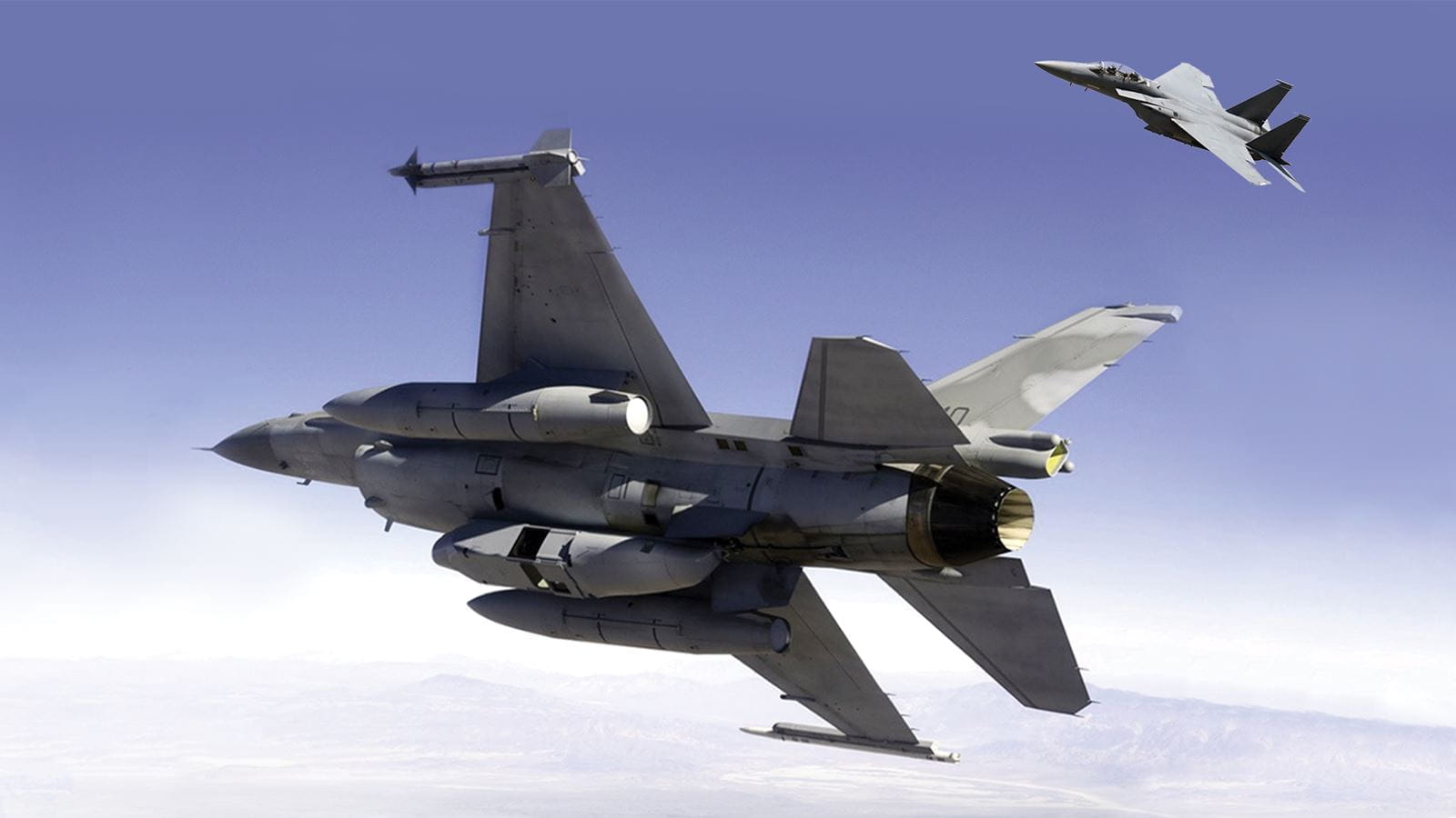 Two fighter jets