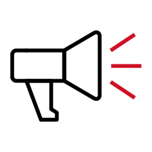 Icon of a megaphone