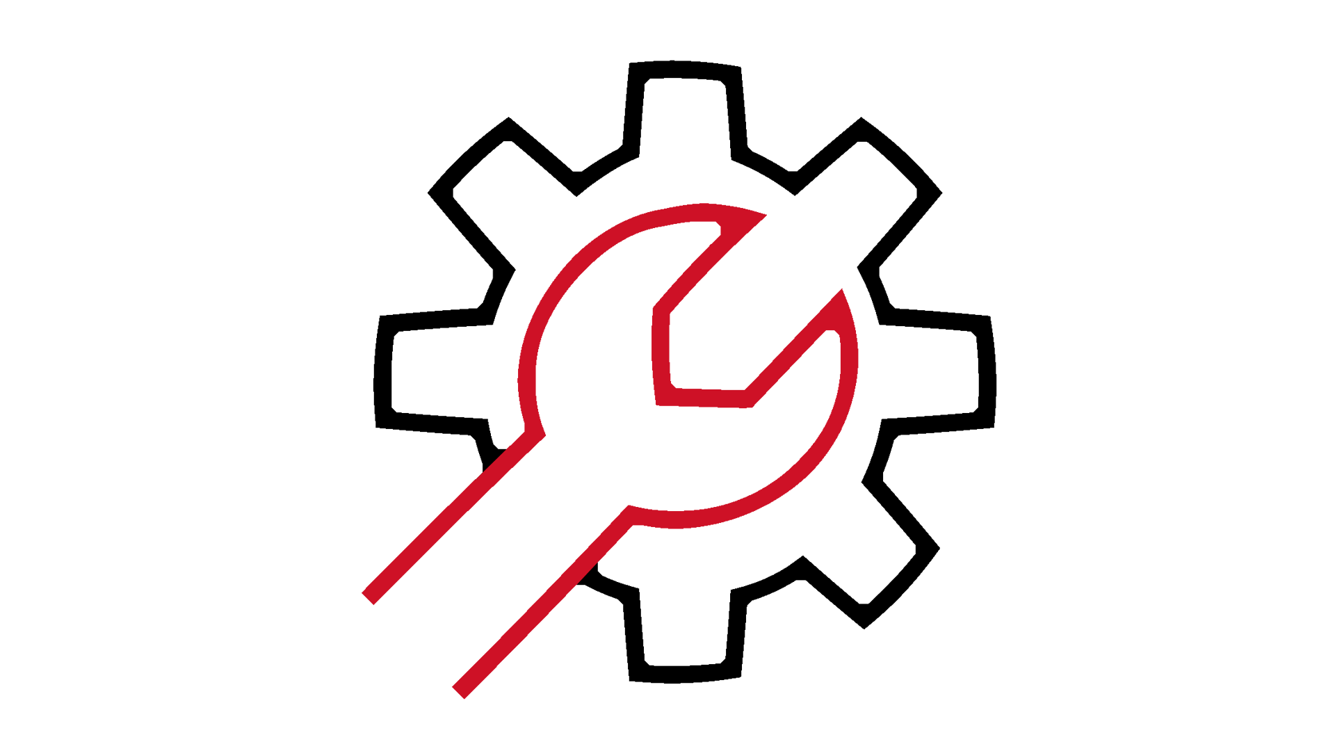 Icon of a wrench and gear