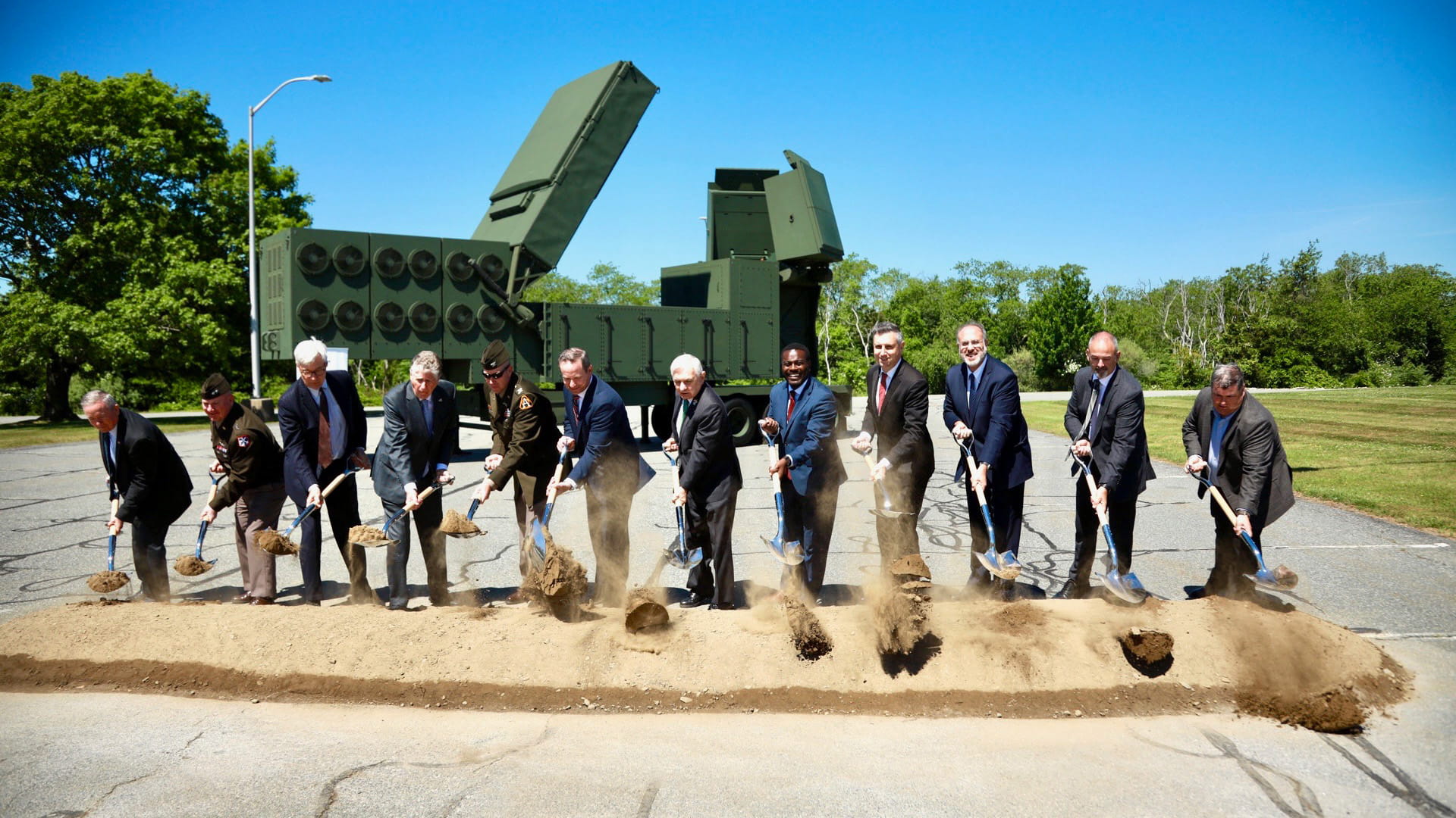LTAMDS groundbreaking first dirt shoveled in Rhode Island