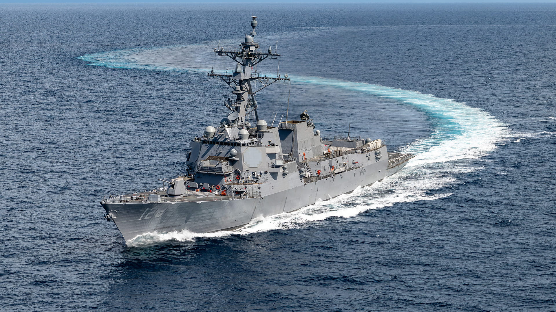 The U.S. Navy's USS Ted Stevens (DDG 128)