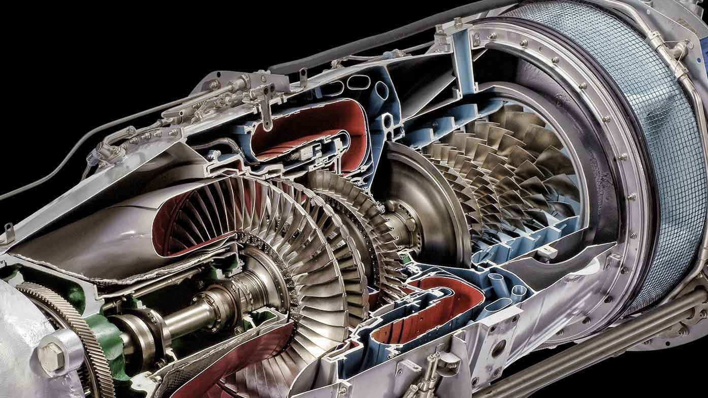 pt6 cutaway engine
