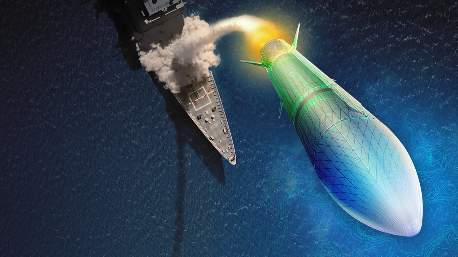 An artist's rending of the Glide Phase Interceptor.