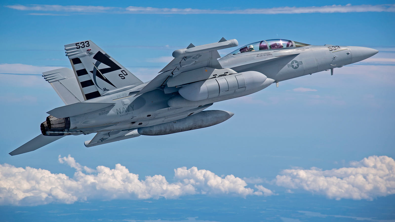 EA-18G Growler in flight