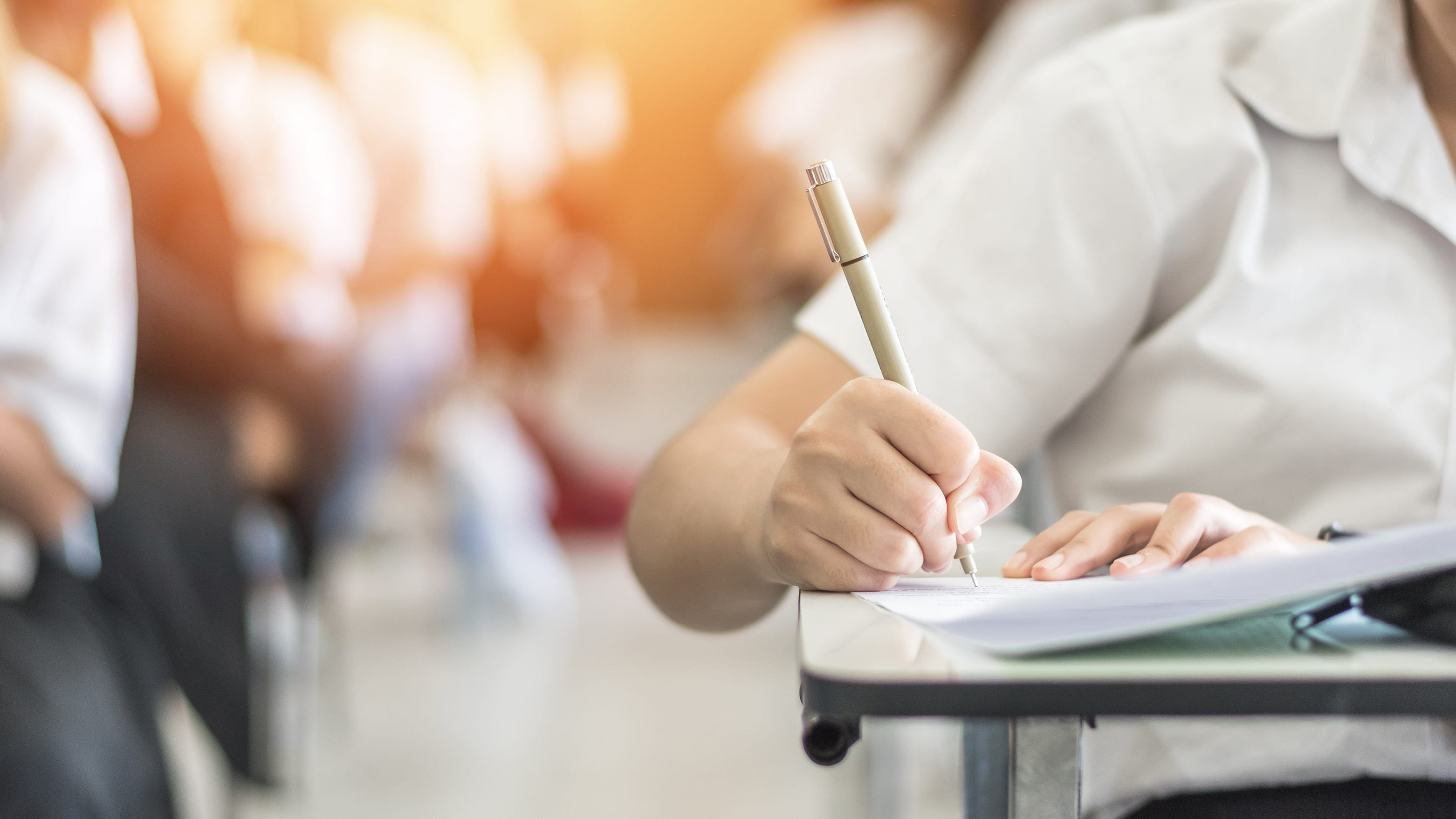 Students in a classroom