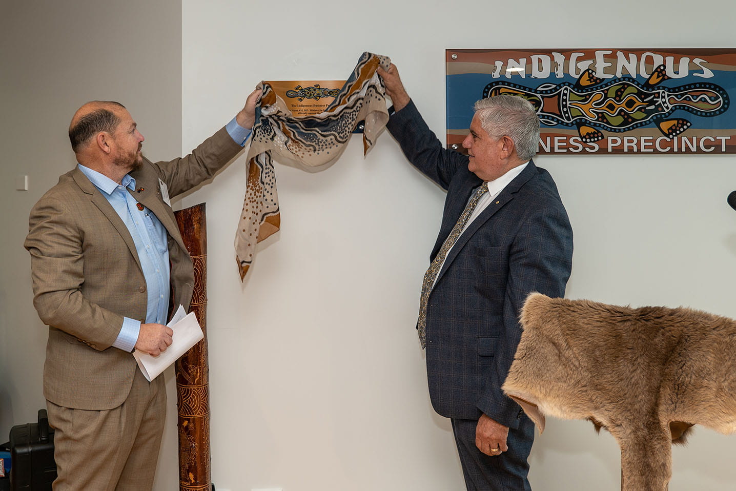 opening of the Indigenous Business precinct in Canberra.