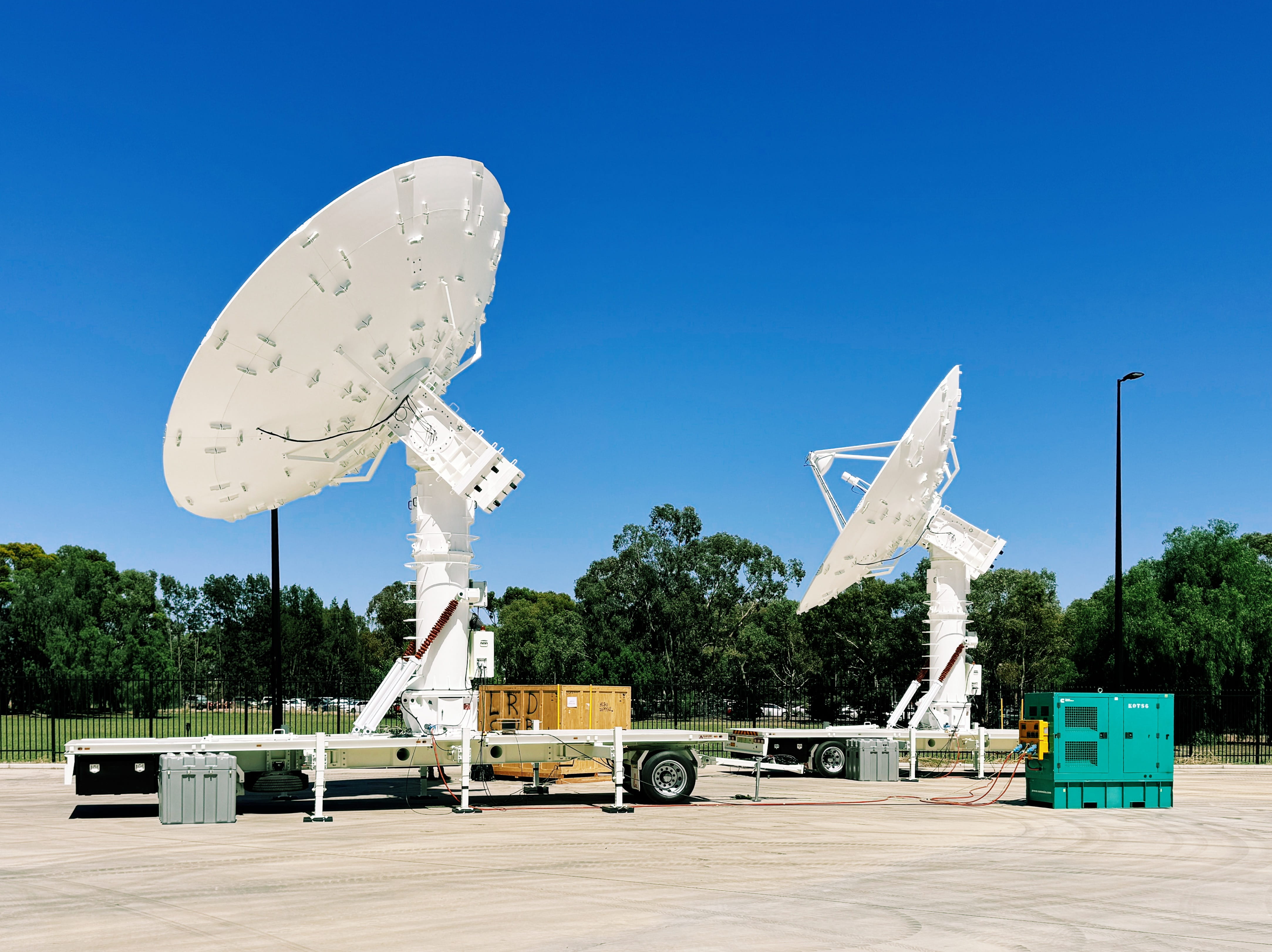 The Long-Range Deployable Telemetry and Flight Termination System (LRD) is stationed at the Centre for Joint Integration, Adelaide.