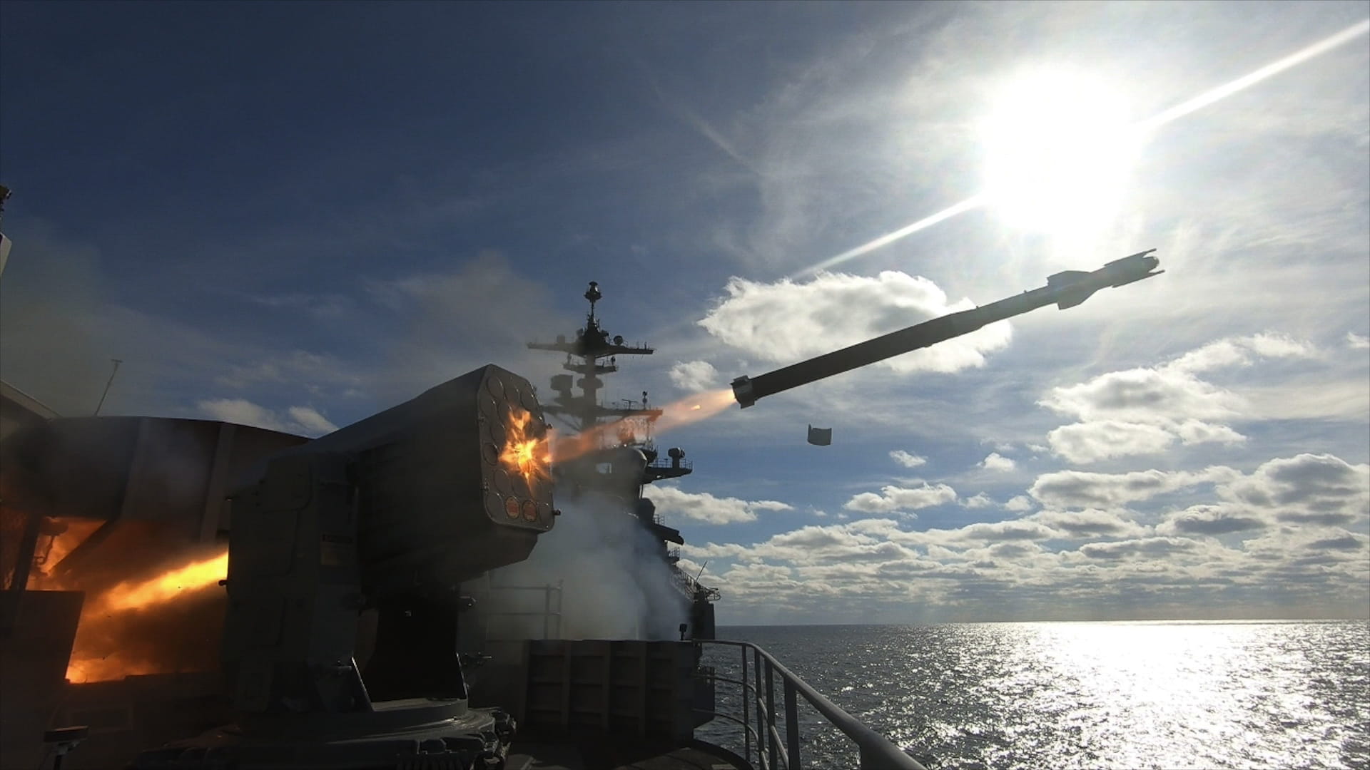Ram missile launch