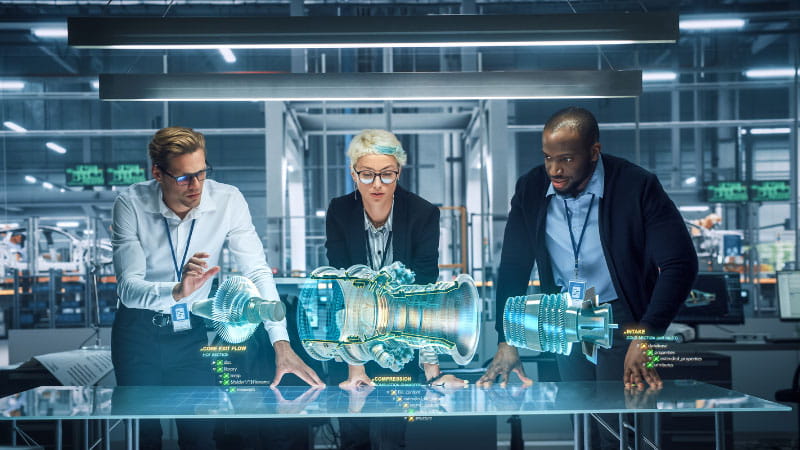 lab scientists in a test lab