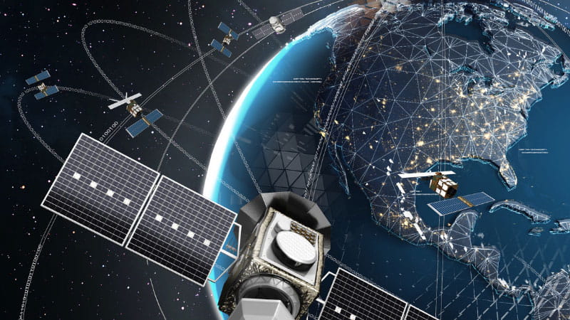 satellite orbiting earth