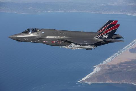 The AF-1, of the 461st Flight Test Squadron at Edwards Air Force Base, California, became the first F-35 to fire the AIM-9X missile Jan. 12. (Photo: U.S. Air Force) (Download High Resolution Photo)