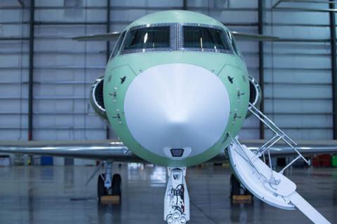 Raytheon is developing multi-intelligence platforms and ground-based command and control and dissemination, based on both turboprop and business jet platforms. Gulfstream G550, pictured.