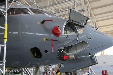 Raytheon Broughton's new global airborne ISR facility, part of a joint £1 million investment by Raytheon UK and the Welsh Government, opened March 30.