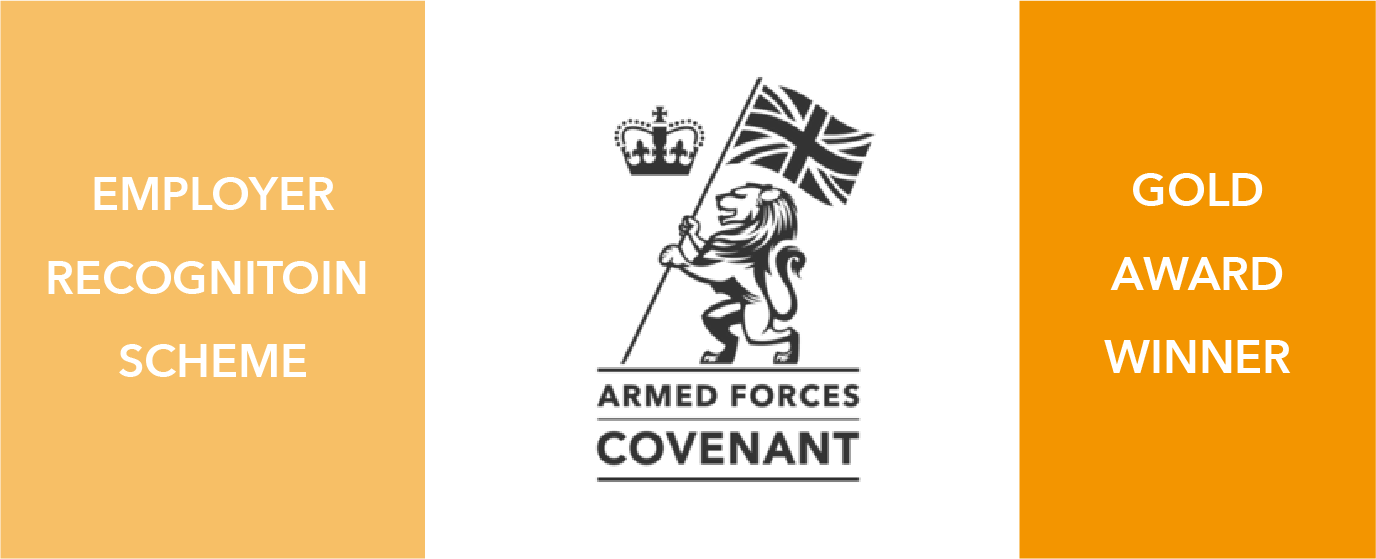 Employer recognition scheme gold winner award armed forces covenant