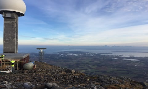 The Condor Mk3 surveillance radar installation in Norway, marks Raytheon UK's first European customer.