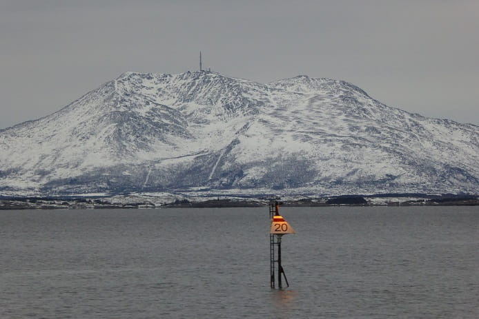 A mountain on Vega Island Norway