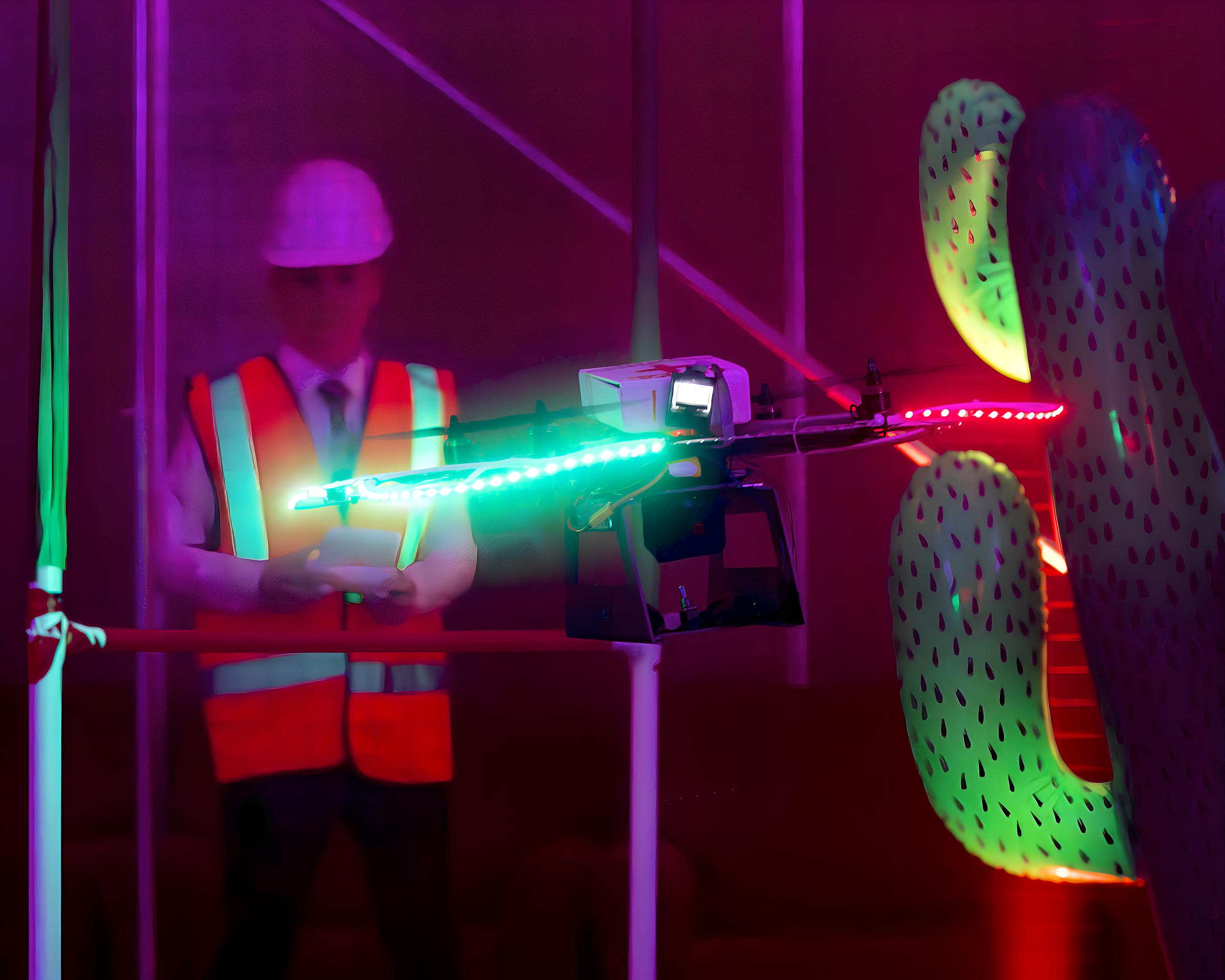 Quadcopter in flight