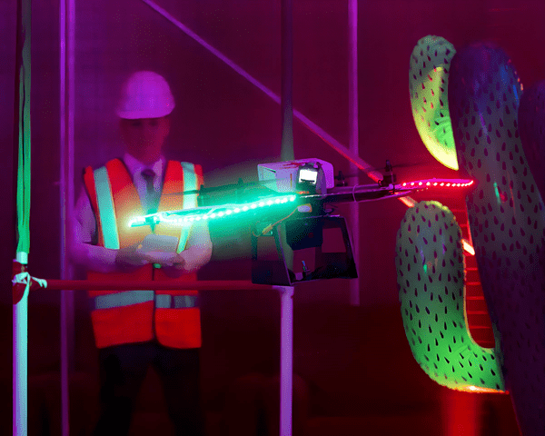 Quadcopter in flight