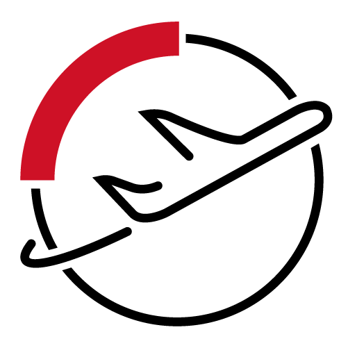 RTX icon travel / aircraft