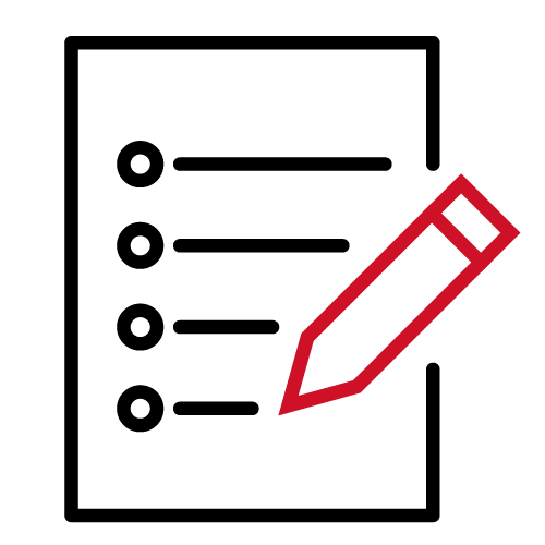 checklist infographic icon