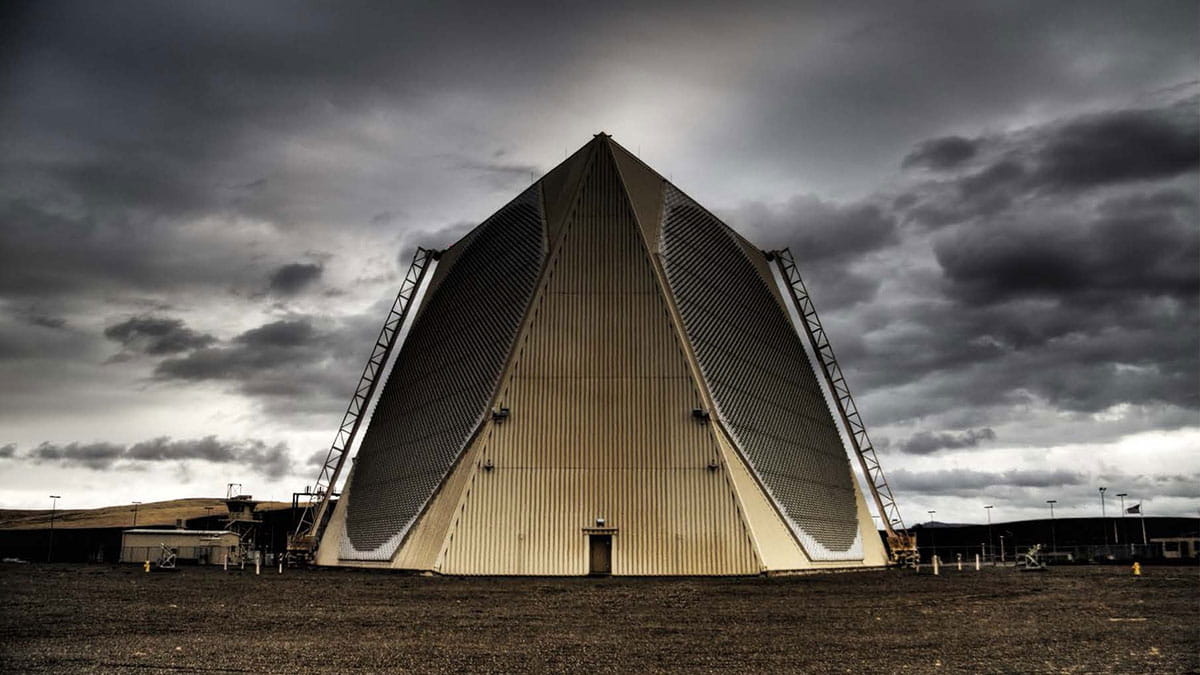 Upgraded Early Warning Radar system at Beale Air Force Base, California. 