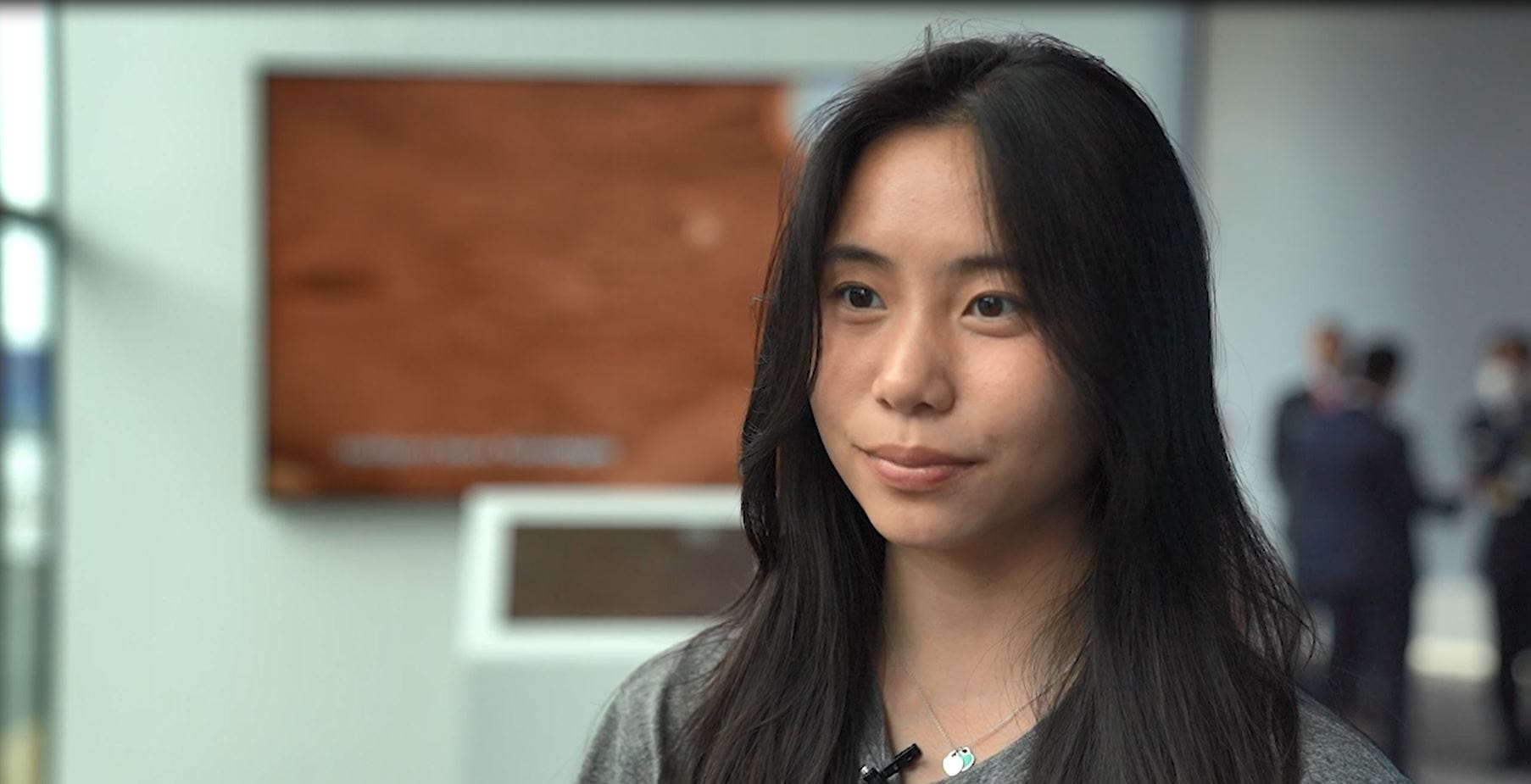 a woman on the U.S. international rocketry competition