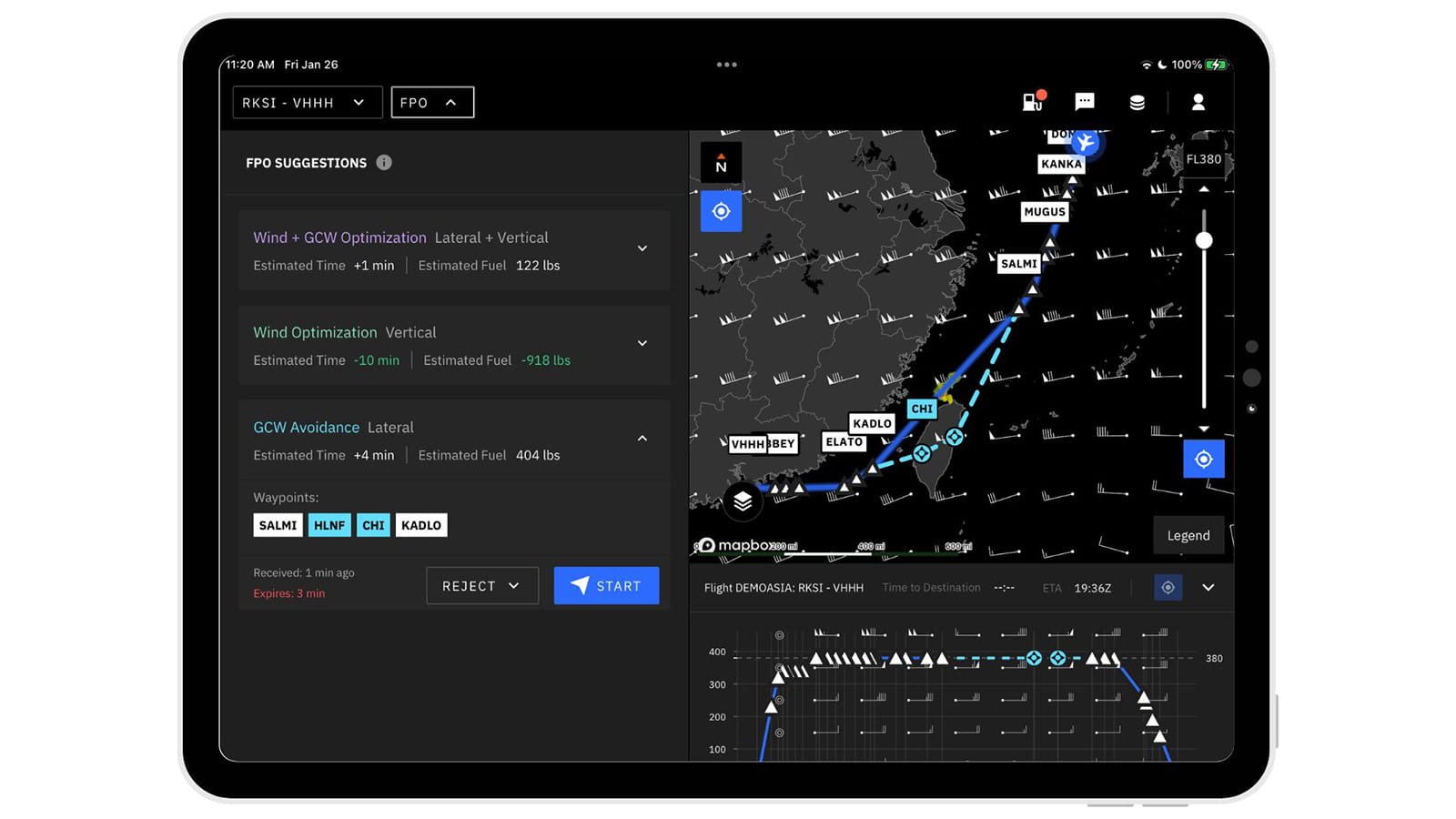 Collins Aerospace now includes the Flight Profile Optimization (FPO) solution within its FlightHub™ offering