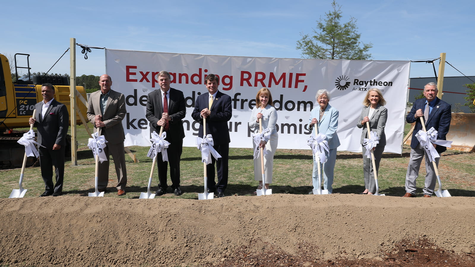 Raytheon broke ground on a $115 million expansion of its Redstone Raytheon Missile Integration Facility