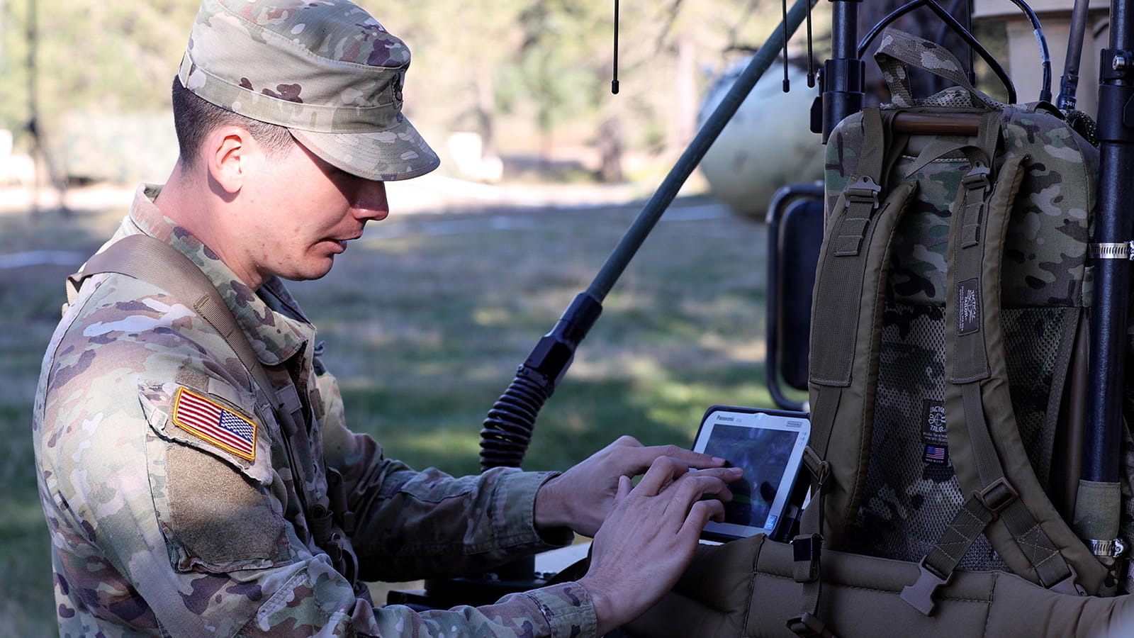 Mission Command On-The-Move experiments with the 1st Multi-Domain Task Force tested mobile command and control capabilities at INDOPACOM’s Valiant Shield exercise. Photo Credit: US Army.