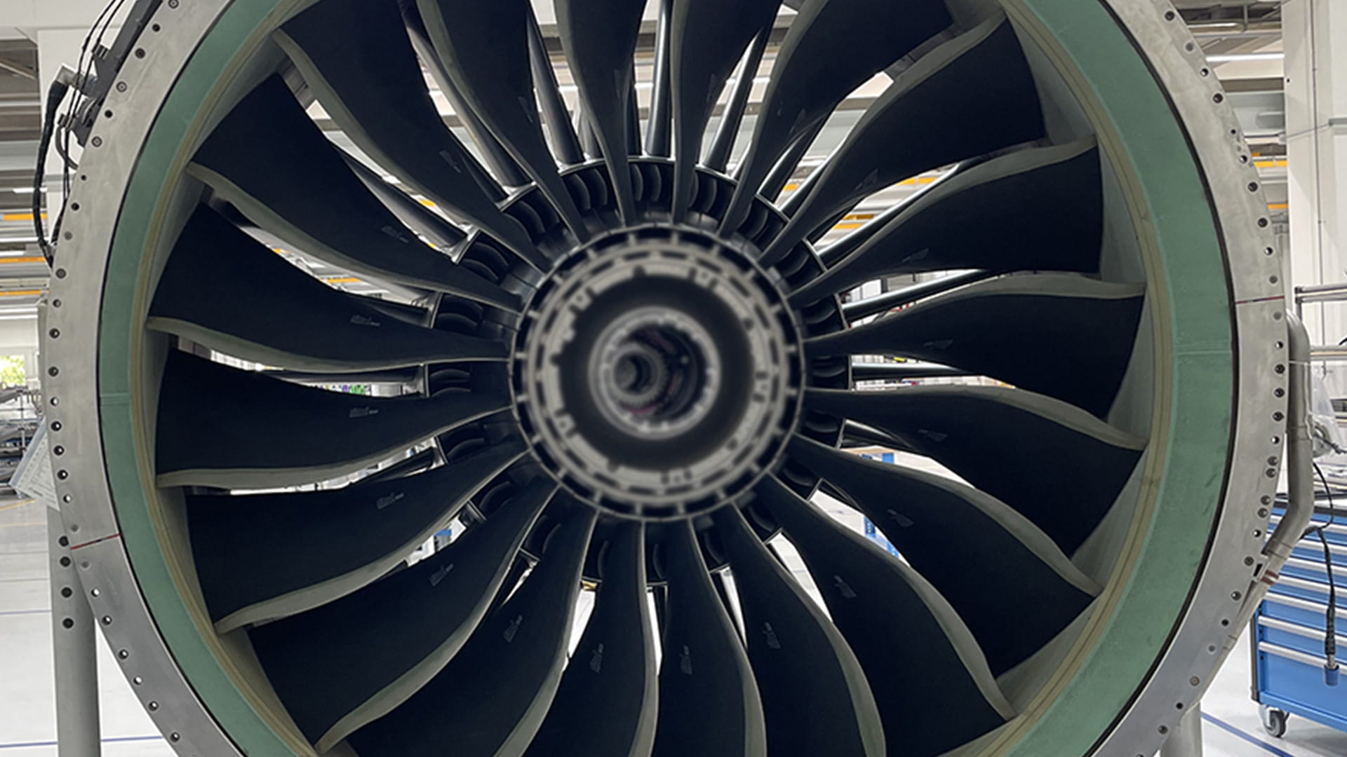 The first Pratt & Whitney GTF(TM) engine inducted at SR Technics Zurich-based facility