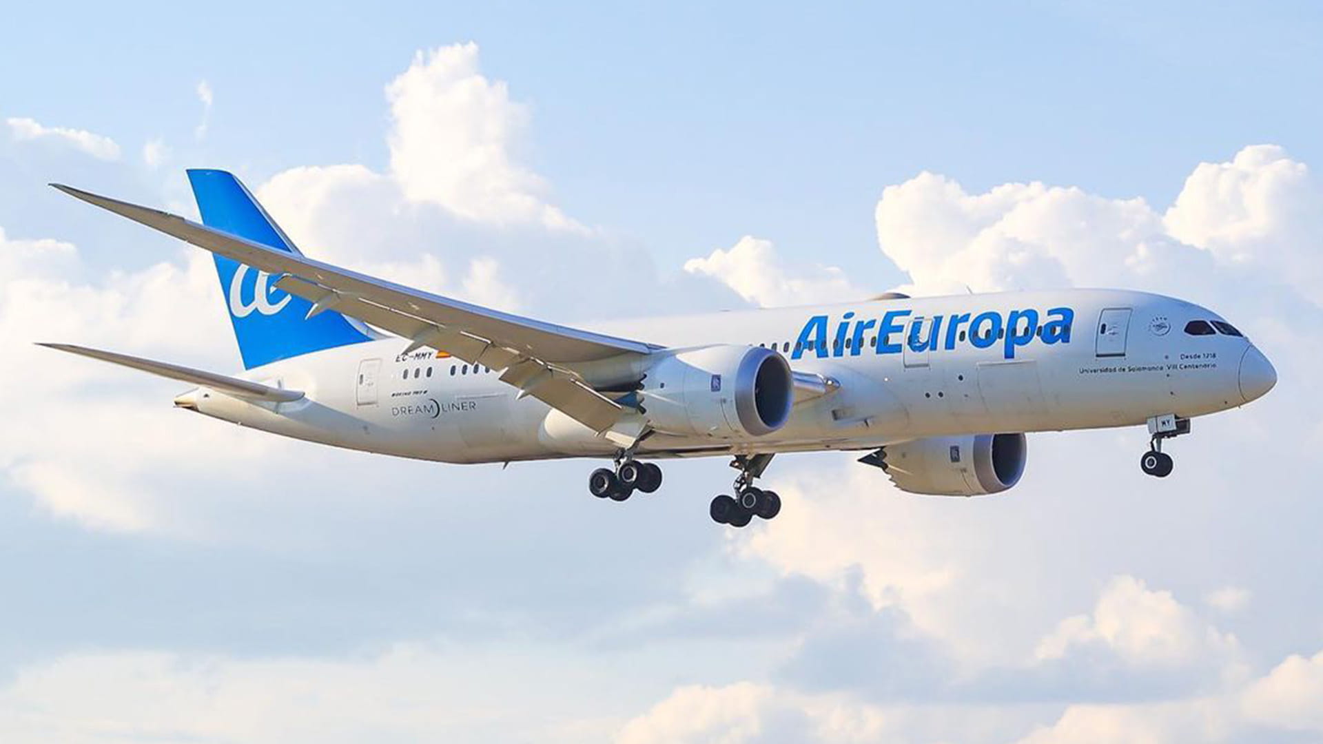 Air Europa airliner in flight